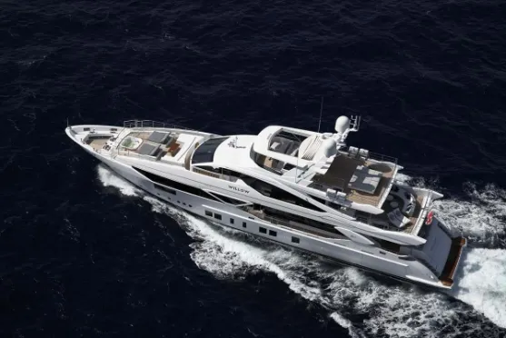 WILLOW Luxury Charter Yacht by Benetti Charteryachtsfinder.com